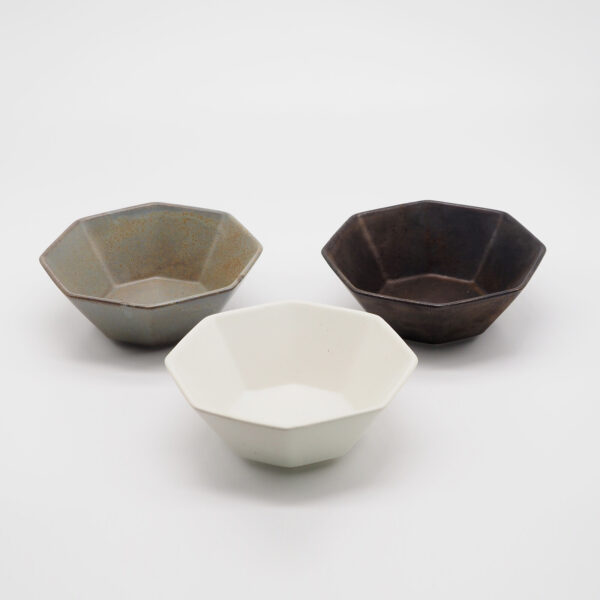 [Ancient Pottery] 復古做舊八角缽 古銅：圖片 2