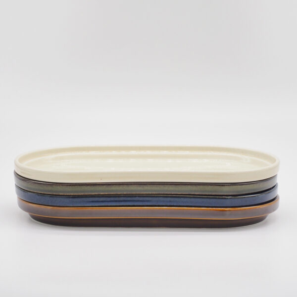 [Smith] Stacking Oval Plate Brown：圖片 3