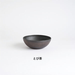[Meizan-togyo] 信樂燒 碗 茶色 Ｌ